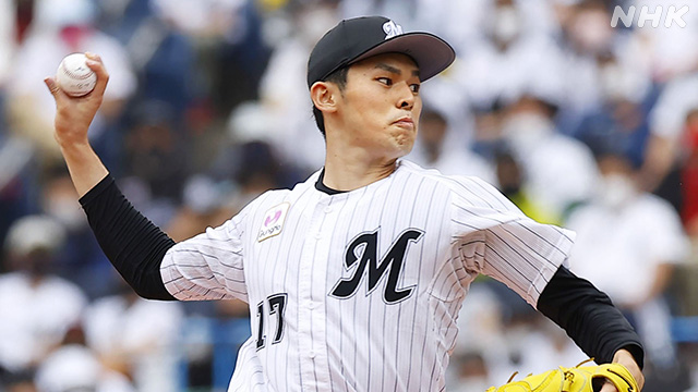 ロッテ 佐々木朗希 プロ初登板は5回4失点 初勝利ならず<